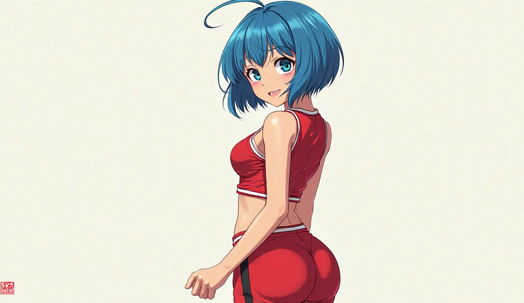 Rey Ayanami from Evangelio, Perfect Face, High Resolution, Detailed, Evangelion, Full Body, Bikini, ((big ass))