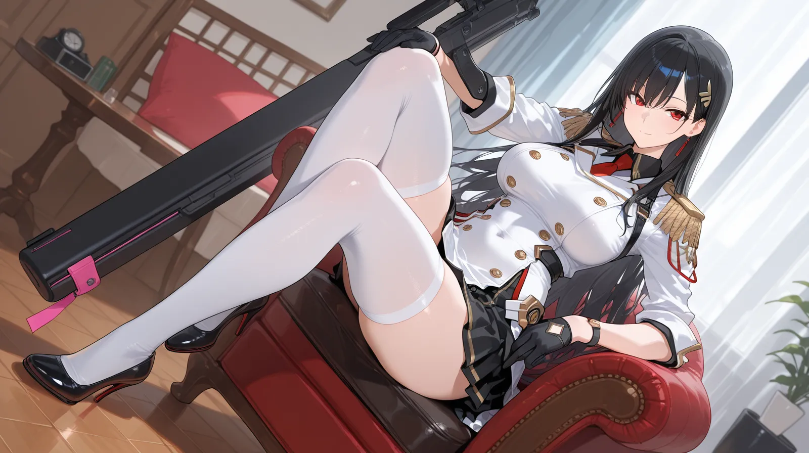 (((masterpiece,Highest Resolution,4K High Resolution,Crisp image quality:)Pussy juice(Detailed Hair,)Animal ears,Panting,(((Fingering masturbation in pussy)))