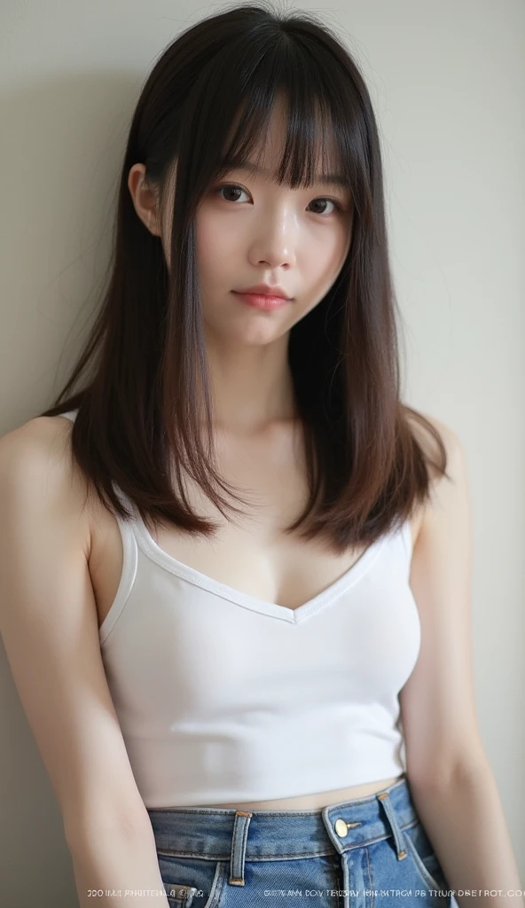 reflective light, Chiaroscuro, depth of fields, Cinematic lighting, Ray tracing, Sony FE , nffsw, Super Detail, masutepiece, Textured skin, high details, Best Quality, awardwinning,、13years、poneyTail、a beautifulchi girl、Junior high school student、huge-breasted、Too big、Sagging milk、full body Esbian、