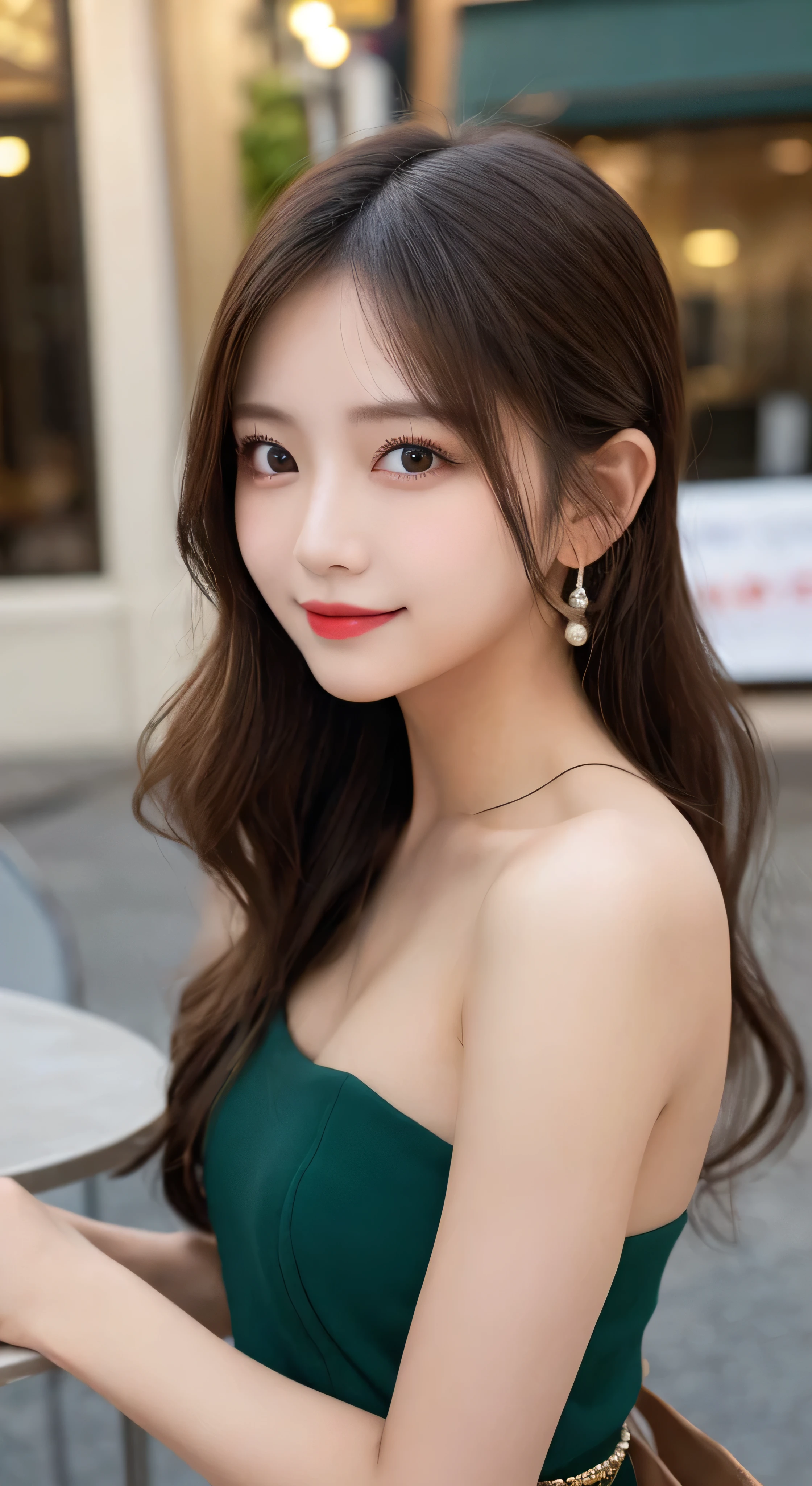 ((highest quality, 8K, masterpiece :1.3)), sharp focus：1.2, Bright colors, professional level, ((Bokeh effect)), shallow depth of field, 
20-year-old, (Half Japanese and half German woman), 1 person, A beautiful face with intelligence, 
Supple body :1.3, model body shape:1.5, 頭w:1.4, perfect style：1.4, 
narrow shoulders, beautiful clavicle, long and thin legs, The beauty of slim abs :1.2, thin waist :1.2, 
super detailed skin, Fair skin, Shiny skin, 
super detailed face, slim facial contour, beautiful small face, Beautiful lined nose, 
super detailed eyes, long slit eyes, brown eyes, double eyelid, beautiful thin eyebrows, fine long eyelashes, 
super detailed lips, plump lips, glossy pink lips, flushed cheeks, beautiful teeth, 
Beautiful actress&#39;s ennui makeup, silver necklace, earrings, 
light brown hair, delicate soft hair, 
(hair up, ponytail :1.2), layer cut, (dull bangs:1.2), 
gentle smile, open mouth half way, Enchanted expression, stare at the camera, 
(Full body image from thighs:1.3), dynamic lighting, 

((She is completely naked and is wearing a nightgown made of light green fabric., Doing a sexy pose:1.5)), 
(perfect breast shape, B cup:1.2), A small pink areola, 
She has a cute plump butt, My thighs are dazzling, 
(Massage girl at a high class beauty salon), blur the background, 
standing in a beautiful posture, have sex, my hair is wet, my body is wet,  
hands are touching breasts, (front view), 