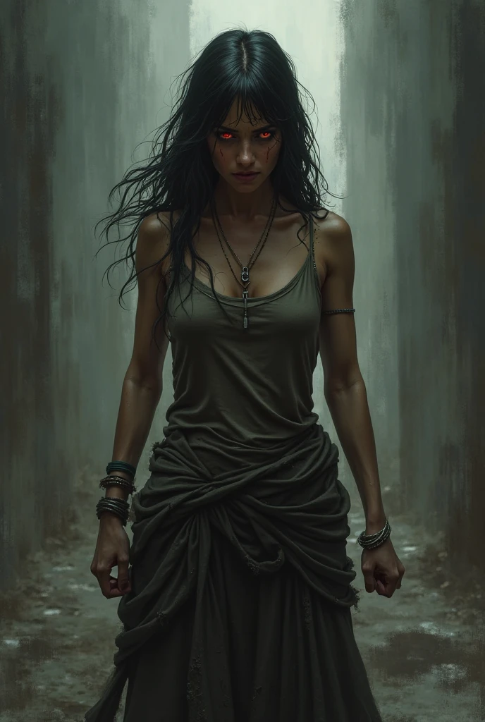 Gloomy darkness in the darkness