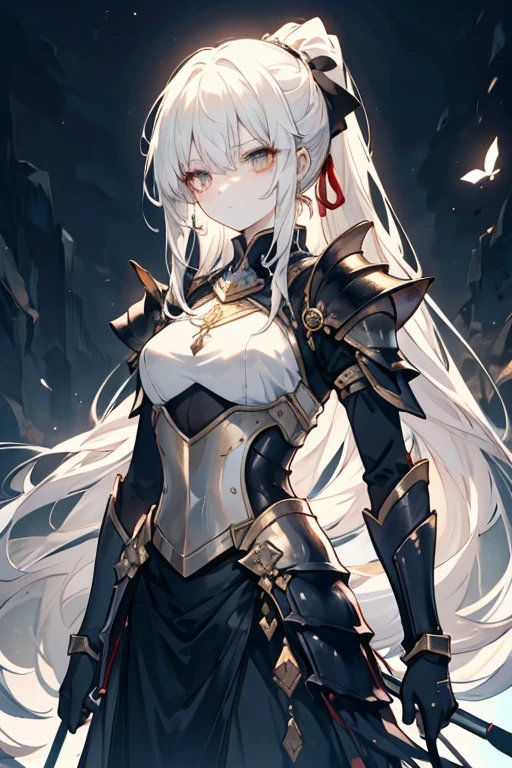 Seraphim Sakura, perfect eyes, (ultra realistic:1.5), (standing in the forest:1.2), (Close-up photo:1.5), (Black Paladin Armor:1.2), (complicated:1.2), (looking at camera:1.2), (best quality:1.2),
