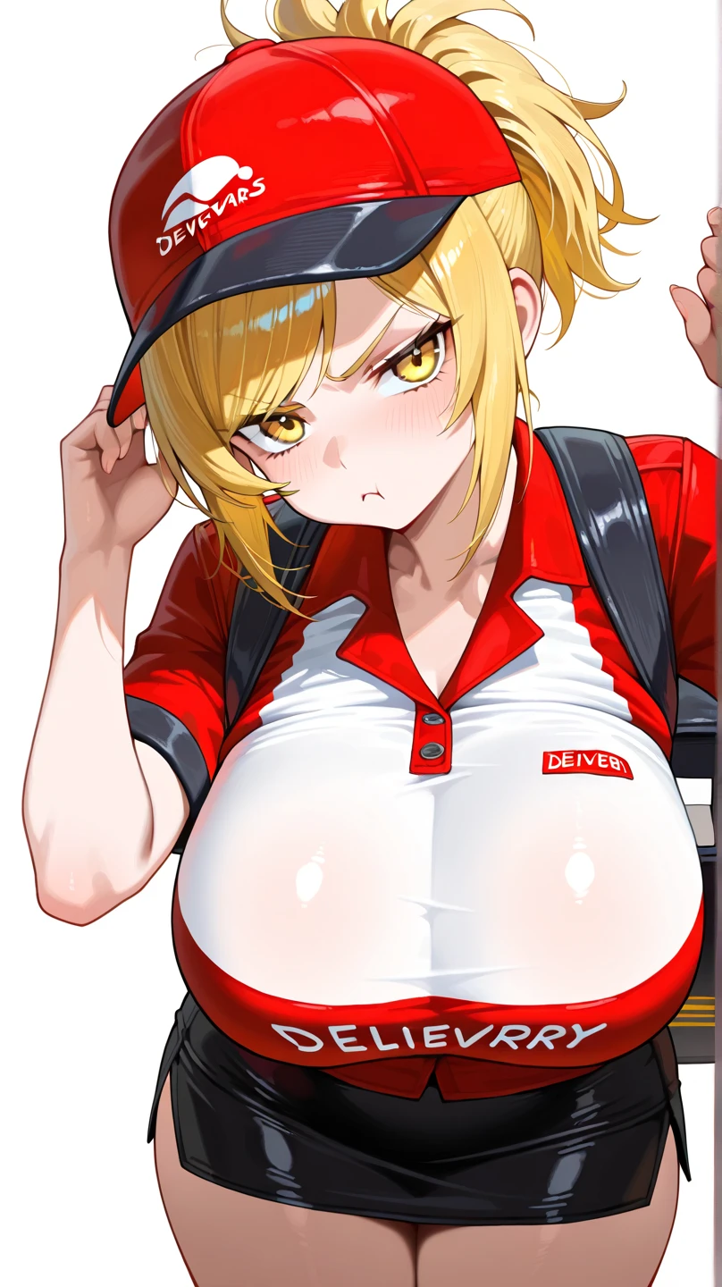whole body, smile,smile,blush,Big Breasts ,Sexy pose, Pink hat,, Showing nipples,Show your vagina,Put sunglasses on your hat,