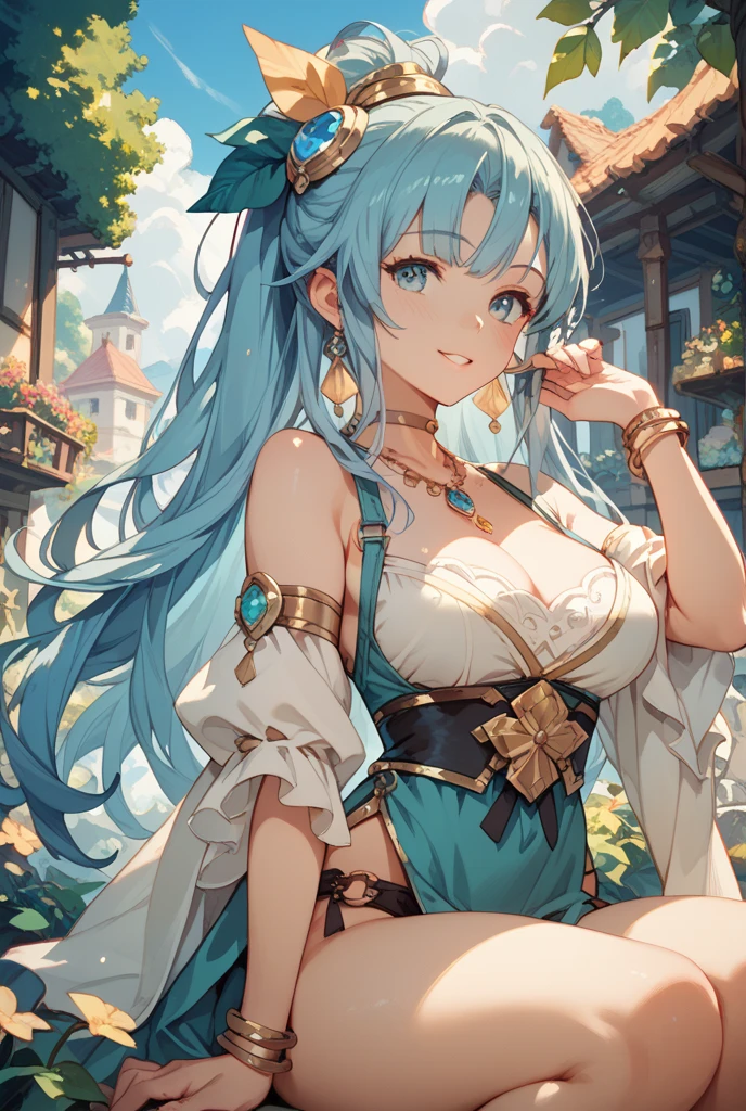 (masterpiece), ((best quality)),(official art),(Beautiful indulgence:1.2),(skirt),(1 girl: 1.3), Upper body only, sitting, Beautiful woman wearing densely designed dress, sealed in a crystal, Beautiful woman who grew up with trees，Receive seal crystal. midnight moonlight，it emits a faint light. Detailed illustration. Bright colors. rich and colorful, highest detail ((Super details)),(highly detailed 2D illustration),((very delicate and beautiful))Super details,