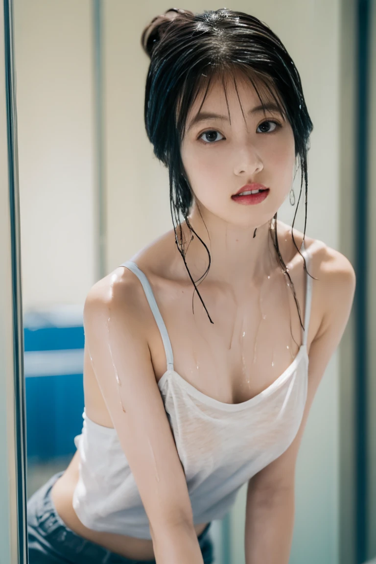 (masterpiece, 16k,8k,4K ,Very detailed:1.1),(Beautiful Face:1.1),(One Girl:1.1),Age 25,Japanese Girls,(Jewelry Lifting:1.3),(urination:1.4),(Embarrassing:1.2), Open your mouth,I opened my eyes,Medium Shot,Moaning,(traces of saliva), Eyes Wide Open, (Frowning),(Crazy Eyes) ,Heavily wet,(Wet thighs),(Open leg pose),C cup breasts,(cum running down her legs),Black Hair,Squirting on your own, Wet clothes, The face of a talented person,I can't hold my Squirting, doggy pose, Her body can't hold my Squirting, Squirting in the middle of town,stand up, Hyper cum desperate face,Embarrassing face,Painful face, Covered in semen, cum on longtan,cum on face, vagina and anus,cum shot,Tied up with rope,ahegao,Suck your own breasts,drinking semen,cum shot in mouth,Pink nipples,Squeezing a penis between her buttocks,