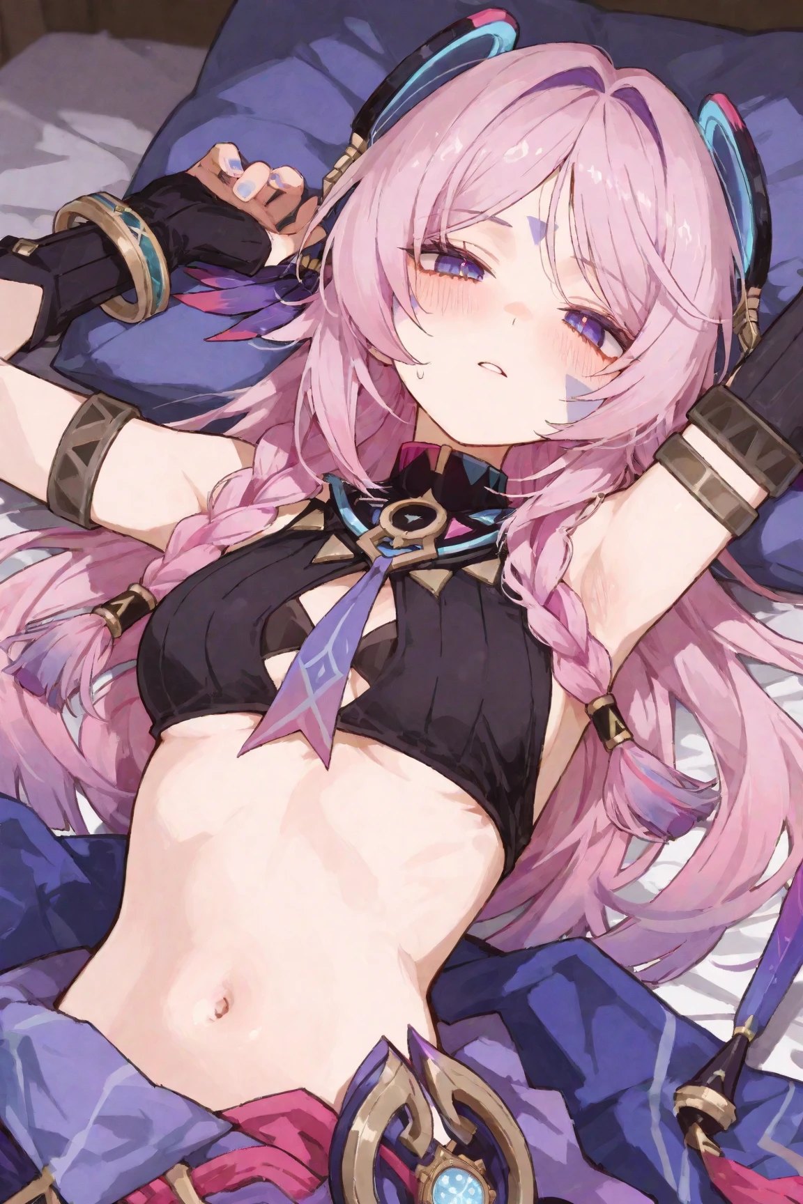 ((Highest quality)), ((masterpiece)),One cute girl,Crying expression,Side Ponytail,Light purple hair,Two-tone hair,Blue right eye,Green left eye,crown,Cape,Beautiful Vagina,Sweat,semen,Love juice,Beautiful nipples,Forced,Shaved,Love Juice,Climax,Man's penis insertion,hentai,Intense SEX,rape,Pant voice,♥