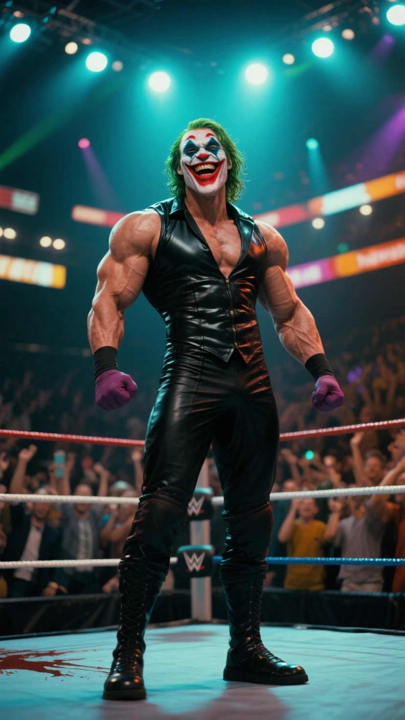 a man with a wrestling belt and a tattoo on his arm, cocky smirk, wwe, choke smirk smile grin, profile picture, gangrel, road warrior, snake man, nefarious smirk, evil smirk, profile image, profile shot, dio brando, aggressive look, jerma985 as the joker, christian, posing as champion