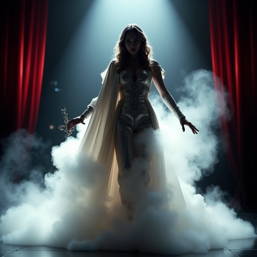 A (full body:1.3) shot at 8k resolution, splash art, fantastic comic book style, photorealistic, anatomical realistic digital painting portrait of a female latino (mexican muertos queen:1.3) in white (silk dress:1.1), (long curly red hair:1.1), (medieval town:1.3), light particle, analog, very detailed skin, very detailed eyes, (elden ring style:1.3), (warhammer style:1.1), concept artist, global illumination, depth of field, splash art, art by artgerm and greg rutkowski and viktoria gavrilenko, Mysterious, Cholo, graffitti, Film photography, Photoshop, 100mm, Interactive, colours are muted colors, McBling, glowing fire lighting, Highly detailed