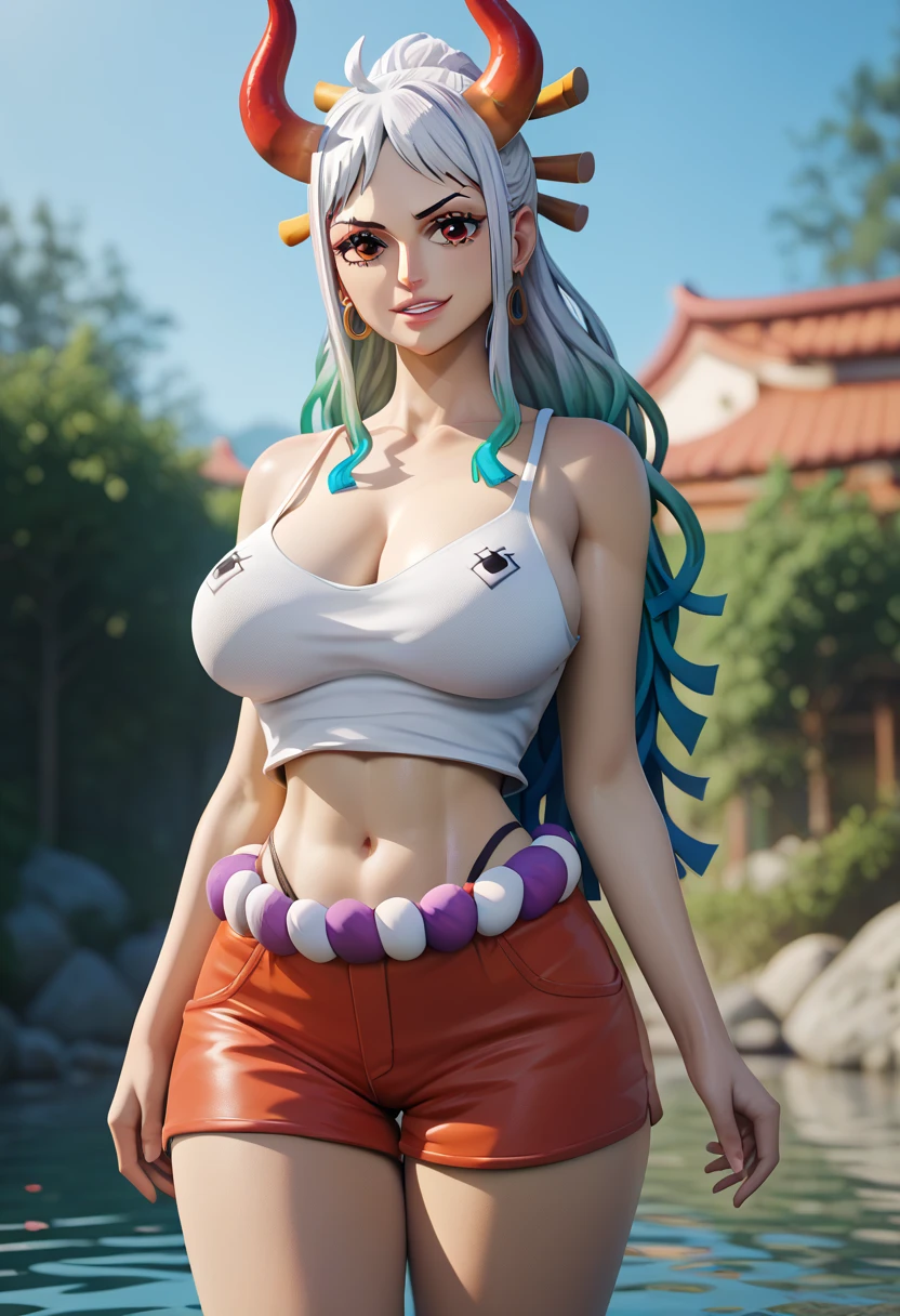 a tribal woman, full figure character design