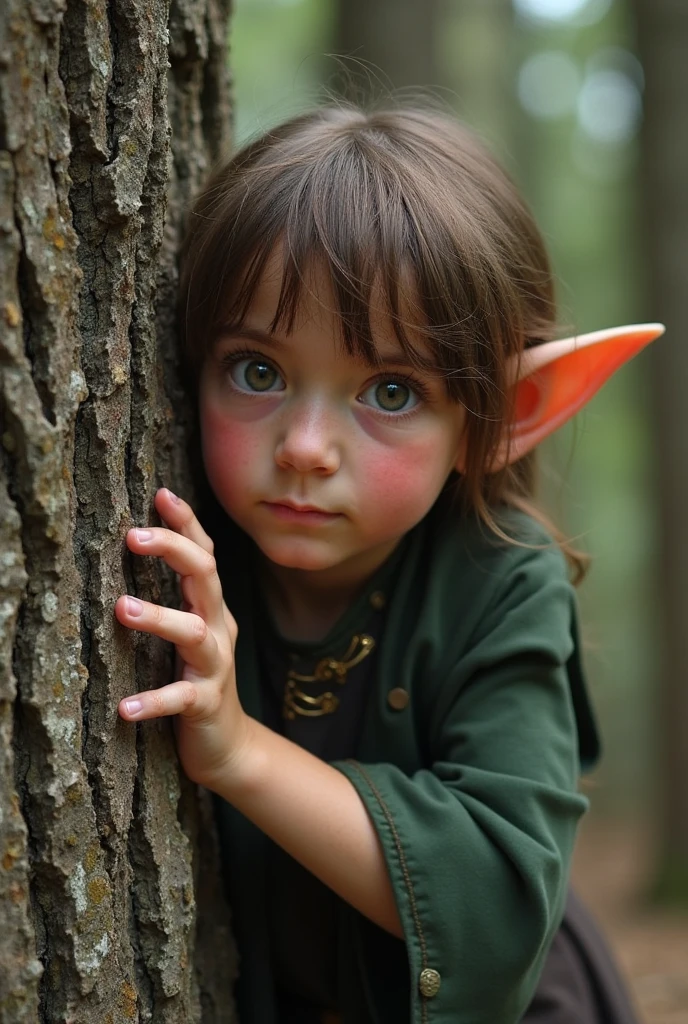 Duende verde. Pintura digital