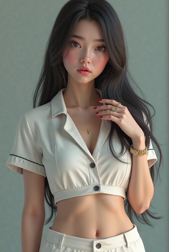 NSFW,4K,((Highest quality)),((masterpiece)),BREAK,((one girl)),(detailed),(in library),((One girl)),((perfect anatomy)),nsfw,((nude)),(naked),((16 years old)),((flat chest:1.57)),(stare at viewer with stern eyes:1.5),((one girl)),(bitting own lip:1.1),(angry:0.9),nose blush,(shamefull:1.2),(Waterfall braid hair),(beautiful hair),surprised, ((beautiful realistic face)),((skinny:1.3)),Beautiful Korean Women, Beautiful young Korean woman, Young and adorable Korean face, Gorgeous Young Korean Woman, Korean Girls, Girl cute beautiful face, Portraits of Korean female idols, Young and pretty Asian face, Cute natural anime face,Asian pretty face,((finely detailed face)),((glistening eyes)),((glistening eyes )),((large eyes)),(( pretty eyes)),((A bow tie)),(detailed),Perfect Face,((One girl)), ((clear eyes)),((show nipples)),((beautiful skin)),don't wear anything ,(upper body),(Equal left and right eyes), (nsfw:1.5),(show nipples),(don't wear anything),(nipples facing upwards), correct arm, 