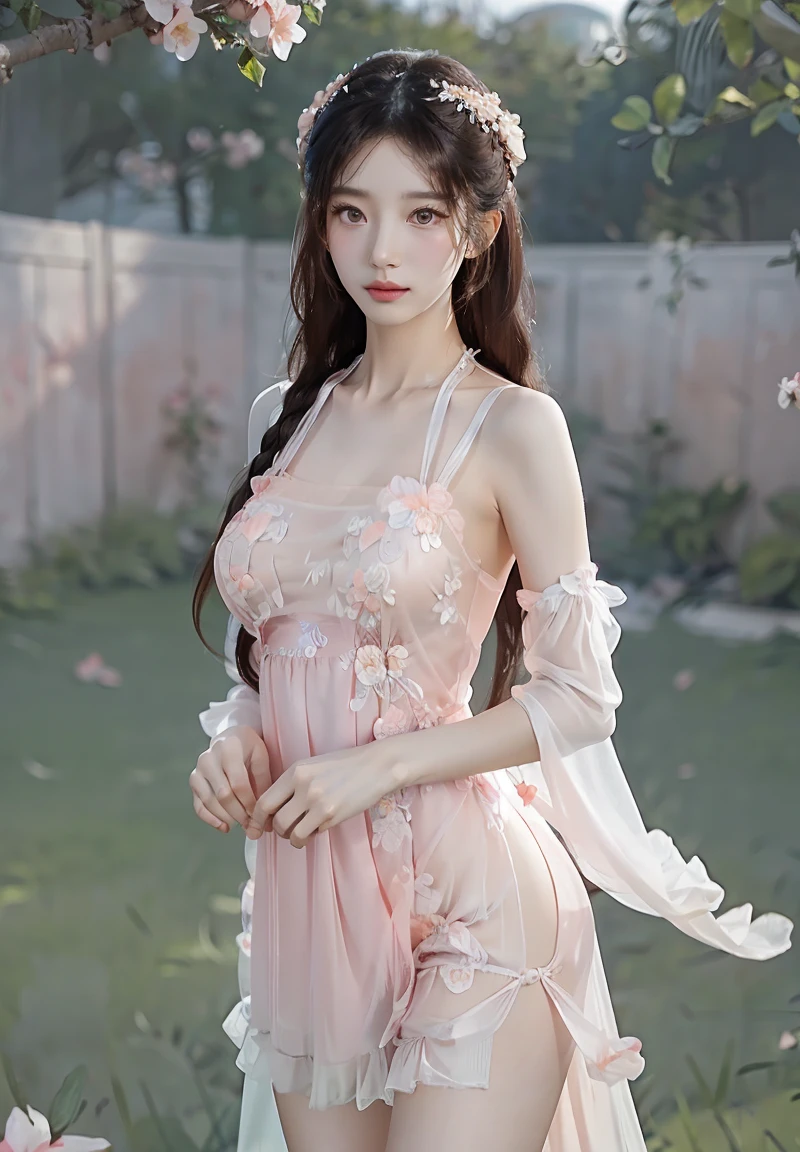 A Chinese female model, (weather:night), (weather:rain), (background:Snow Scene), (8K Ultra HD, Digital SLR Camera, Soft Light, high quality, Volumetric Lighting, frank, photo, high resolution, 4K, 8K, Bokeh), ((Create stunning images of real girls), warm light, Dynamic poses, Elegant Posture, Cowboy lens, Full body front view, From the front,Be confident, Body facing the camera, Standing facing the camera, Open your legs slightly, Golden Ratio Graphics, Minimalism), (Show a charming smile, Willow Leaf Eyebrows, big eyes, Apricot eye prick, Cherry Blossom, Balanced Eyes, Oval face, Pretty Face, Normal facial features, Skin is transparent and visible, Thin skin and tender meat, Slim body, cosmetic, earrings, bracelet, necklace, Jewelry, veil, Hair accessories, Headdress), (Brown hair, Wavy curly hairstyle, Waist-length hair, Messy Hairstyle, Gradient hairstyles, Cyberpunk hairstyle), ((Transparent clothes:1.5), (The color of the clothes:Purple), Transparent Clothes, See-through clothes, Transparent Clothes, Tulle clothes, Mesh clothes, Flowing clothes, latex underwear, Transparent lace maxi dress), (Sexy, Perfect breast shape, Teardrop chest shape, Snow-white breasts, very detailed breasts, 34E cup), (Super high waist clothes, Hollow clothes,(Camel toe, High fork strangulation)), (sock, Knee socks, 吊garter, Leg ring, garter, 腿部garter)
