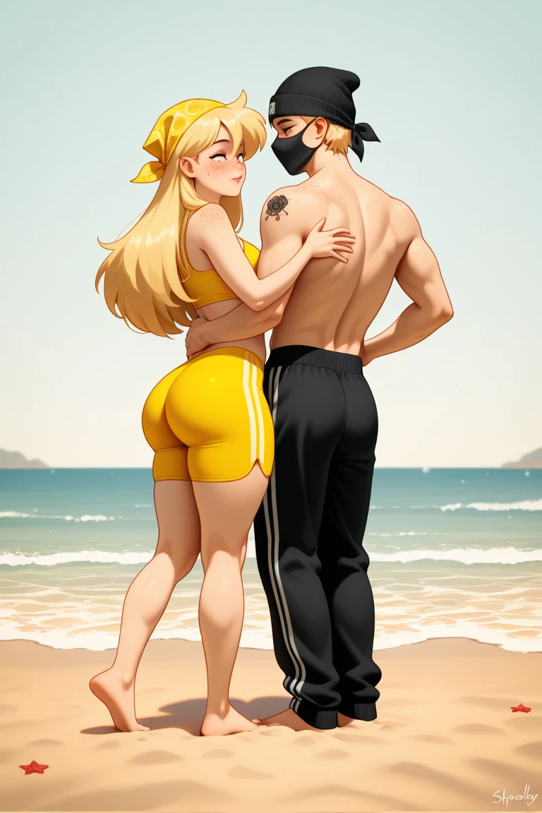 score_9,score_8_up,score_7_up,score_6_up,analog photo,masterpiece,best quality,uncensored,(coco bandicoot),(extreme orgasm face:1.3),vaginal,petite:0.3,short,thic thighs,small breasts,fat pussy:0.8,beach,1boy,human male,larger male,faceless male,height difference,size difference,(huge penis),bokeh,sweat,detailed,complex details,complex background,dynamic lighting,cinematic,clear focus,detailed character design,ultra-high resolution,perfectly composed,clear,breathtaking attention to detail,<lora:whisperingfornothing-v1e58 Pony Diffusion V6:1>,whisperingfornothing,