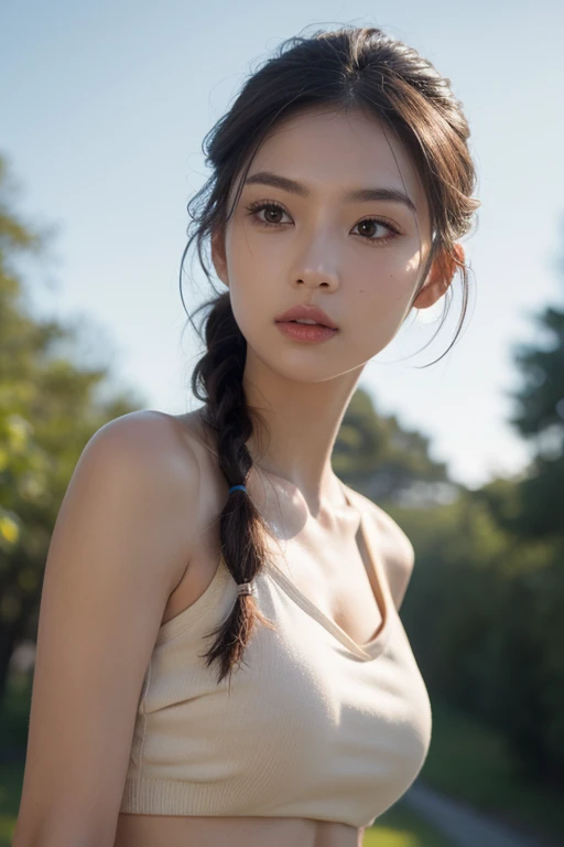 high resolution,
1 hermosa joven,
(soft saturation:1.3), (Piel blanca:
muelle 85 mm,F/8.0,
fondo,
mejorar,
for the chestnut,
pechos medianos,
ROMPER
(calle china:1.3),
1 chica, 18 years, mirada con lazo lateral,
double bun and long twin tails, PELO Negro y desnuda