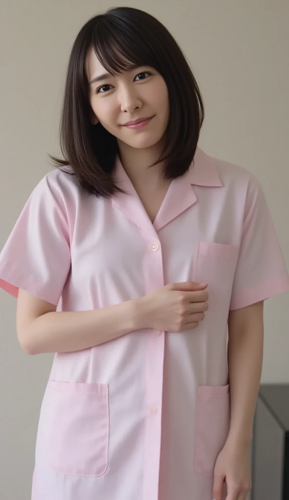 とてもbright lighting、(cute nurse at the hospital)、(20-year-old)(look at the camera)、(alone)、(surreal), (figure), (High resolution), (8K), (very detailed), (best figure), (beautiful and fine eyes), (highest quality), (Super detailed), (masterpiece), (wallpaper), (detailed face),(((one girl)))、(((looking at the viewer:1.2)))、innocent smile、cute smile、a little chubby face、(gentle smile:1.3)、surrealな、(Big eyes)、(double eyelid)、(((A thin nurse uniform that shows your body line))),((highest quality、8K、masterpiece:1.3))、Panty shot、(ultra High resolution:1.2)、big breasts、(white skin:1.2),(bright lighting)、(stockings and garter belt、Mr.々colored panties、(Korean、Japanese、Chinese:0.3)、very seductive pose