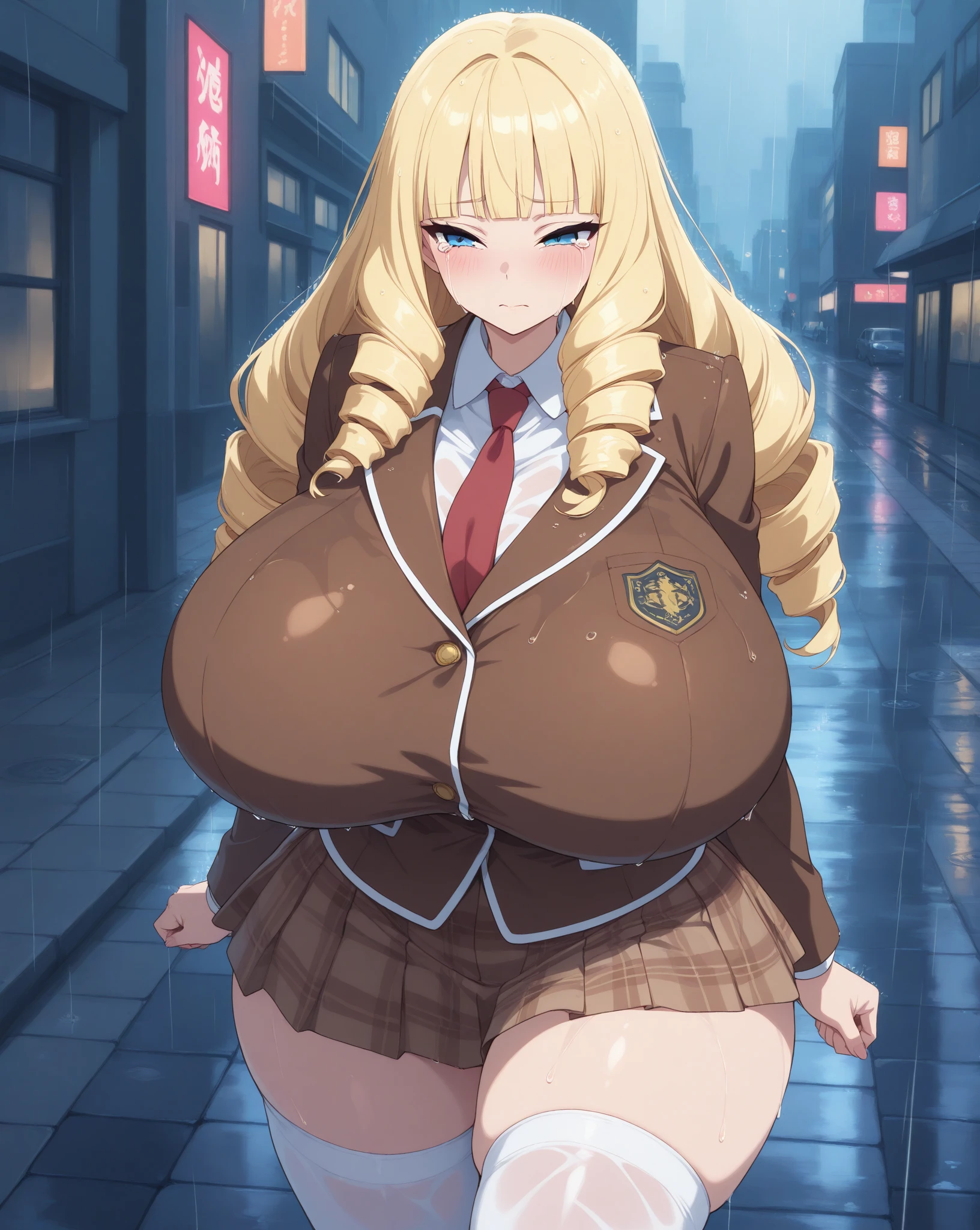 Cinema Lighting、Highest quality、Residential area at night、A woman surrounded by many pedestrians、Open long coat、naked、garter belt、Huge breasts、(Kitagawa.Marine)、orgasm、Embarrassing、whole body、My chest is trembling violently、walk、、Pink Panties、Hold your groin、パンティーの近くにDildo、Dildo 、inner thigh、Browsing Caution