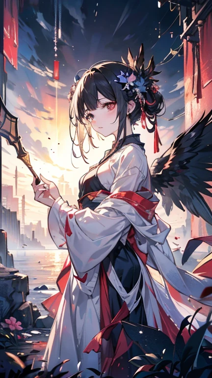 best quality, high_resolution, distinct_image, detailed background ,habok,girl