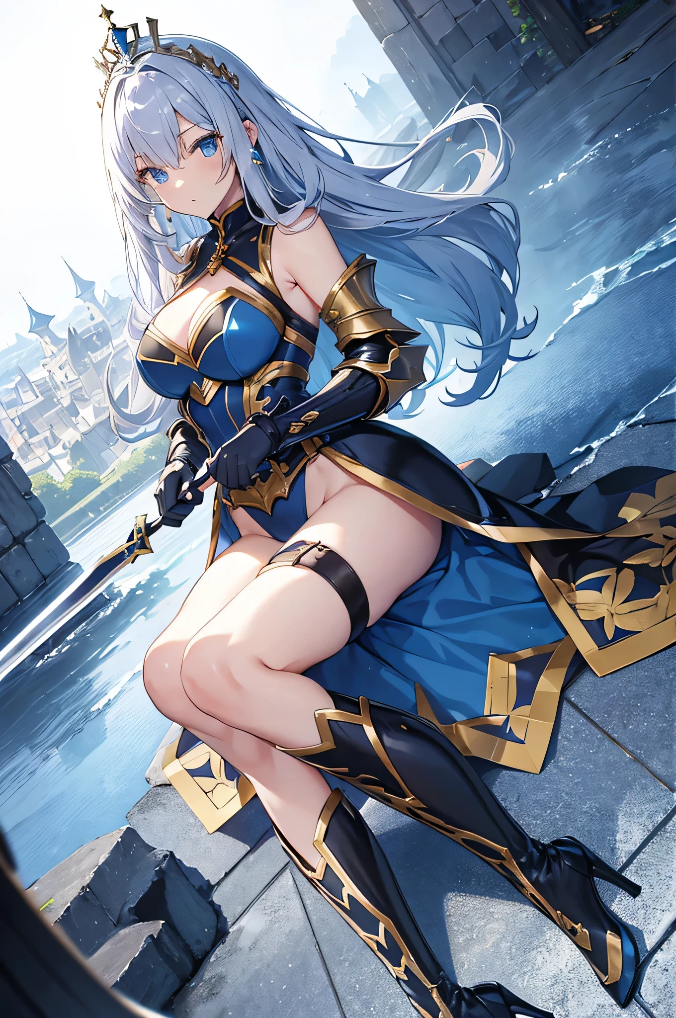 (full body),Explain the whole,Browsing Caution,最high quality,High resolution, Very detailed,Game CG,Dutch Angle,緻密でBeautiful Eyes，最high quality,Lie on your back in bed，Thigh-high boots，leotardチラ見せ，Gloves，elegant, 1 girl, leotard，Bodysuits，xingqiongtiedao，tiedao，xingqiong，solo，cute, blushした, Looking at the audience, From below, blue eyes, Beautiful Eyes,Put one hand on your hip，upright， Beautiful background, Particles of light, Light of the sun, Dramatic lighting, outside, Shiny, Realistic, 最high quality, Very detailed, Get used to it, scenery, beautifullyて細かい目, Thinning hair，Full Body Shot，((Very detailedな背景)), (((Cowboy Shot,Dynamic Angle)))，1 girl,,(Shiny肌:1.3),(beautifully濃厚な肌),(Thinning hair), masterpiece, high quality, High resolution, Confused,(beautifully、beautiful:1.2), Beautiful Hands, (4K), 8k, Perfect balance,(Very detailedな CG Unity 8k 壁紙), Perfect hands, Embarrassing, blush, Light_vestige,Intricate details,Written boundary depth, extremely delicate and 美しい,Professional photography, Bokeh, High resolution, Sharp details, 最high quality, Thick thighs,Beautiful Eyes, Beautiful background, 屋outside，
