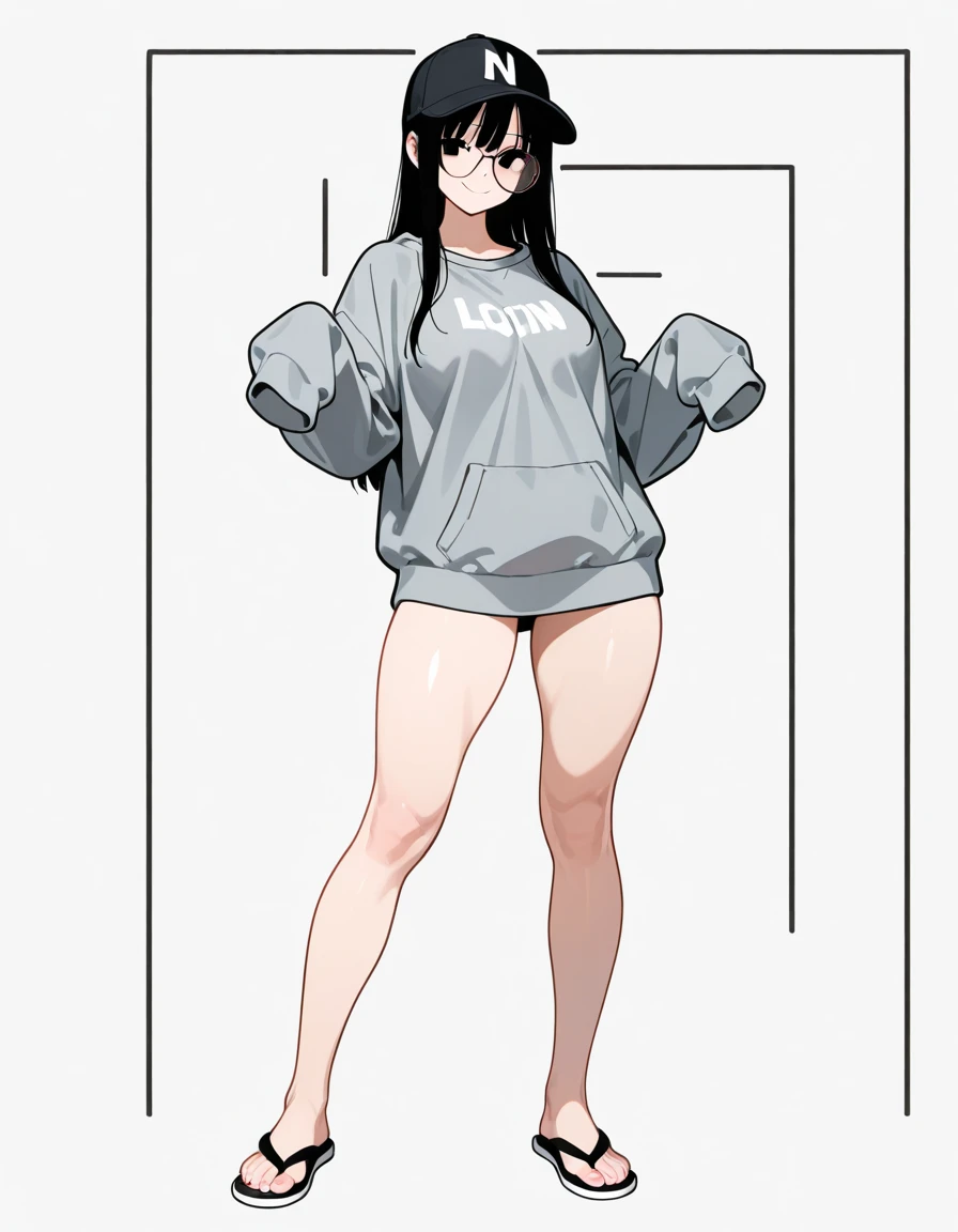 High tail hairstyle, Ponytail hairstyle, Long wavy black hair, standing posing, anime girl style, pixel art anime style,penetrating look with deep eyes,red and purple eyes, hair with a ponytail hairstyle trapped with a big red bun, women, red hair clips, x color shaped hair clips , smiling face blush, next to his bed, lingerie, tank top, Black hair, big thighs, body 