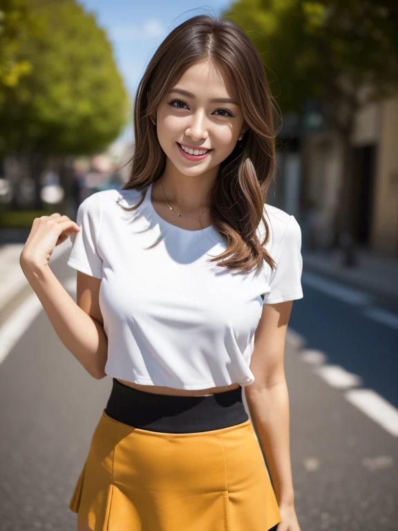 (((masterpiece))), (((Highest quality: 1.4))), ((Super detailed: 1.4)) ,ulzzang-6500-v1.1, (Raw photo:1.2), (Photorealistic), (Genuine:1.4),Handbagsと財布を持ってベンチに座っている女性, Ayaka, Chiho, Yoshitomo Nara, Wearing a honey-themed miniskirt, (Ultra-realistic pantyhose:1.3), Shot on a Canon 80d, Shot with Canon EOS 5D Mark IV, 👰 🏇 ❌ 🍃, translator, Handbags, 🤬 🤮 💕 🎀