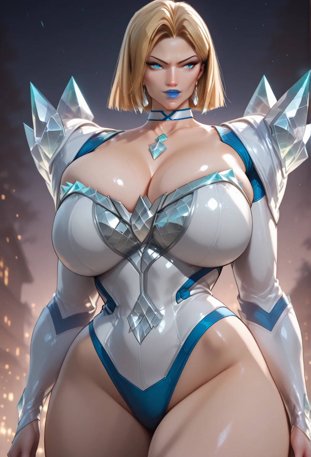 A BUSTY MILF, CLOSEUP UPPER BODY,SOLO, ((DRAGON MECHA HORN)), (GIGANTIC FAKE BOOBIES,CLEAVAGE TOP,11 LINE ABS:1.5), ((WEARING OUTFIT SILVER, BLUE, CRIMSON RED DRAGON MECHA BIKINI G-SLINGSHOT ARMOR:1.5)), (MUSCULAR BODY SHAPE:1.5), (CLEAN GLOSSY BODYSKIN:1.5), (LOOKING AT VIEWER:1.6), (BACKGROUND FUTURISTIC SPACE STATION:1), (PHOTOREALSITIC:1.4), (ULTRA-DETAILLIERT), (TOP-QUALITY), (BEST SHADOWS), BRIGHT LIGHT IN ROOM, HYPER TEXTURE, (4X MSAA), ((UNREAL ENGINE 5 RENDER)), (NEON), PHYSICALLY-BASED RENDERING, ULTRA HIGHT DEFINITION, 16K, 1080P.