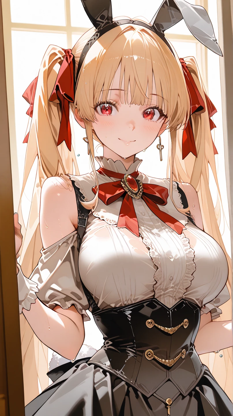 score_9, score_8_up, score_7_up, source_anime, 1girl, formidable, azur_lane, happy, sexy pose, private room,