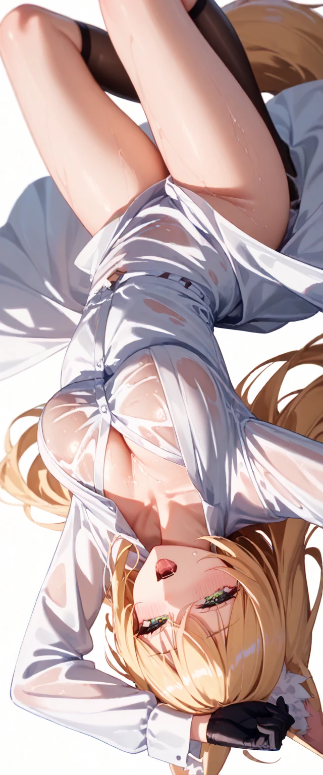 { masterpiece : best quality : high resolution : unity 8k wallpaper : illustration : beautiful detailed eyes : extremely detailed face : perfect lighting : extremely detailed CG : perfect hands : perfect anatomy } { nsfw : hentai } { in a creepy dark bedroom : messy : dirty : dark environment } { Misa Amane : perfectly small shape breast : naked : perfectly fit body : expressionless : blank eyes : motionless : armpits} { lying down : on the bed } 