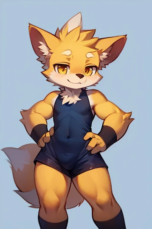 solo, ((Australian shepard)), male, slender, ((twink)), detailed, uploaded to e621, beautiful and detailed portrait of an anthropomorphic boy, short hair, kenket, uploaded to e621, digitigrade legs, very fluffy detailed fur, ((quivering motion lines)), fluffy tail, (detailed very thick black eye liner), pained expression, gritting teeth, visible breath, pubic hair, ribs and hip bones, (girls track uniform, tight bottoms, tanktop), sweaty, damp clothes, school track, small bulge, tease, pulling down shorts, fluffy hips showing, pubic hair