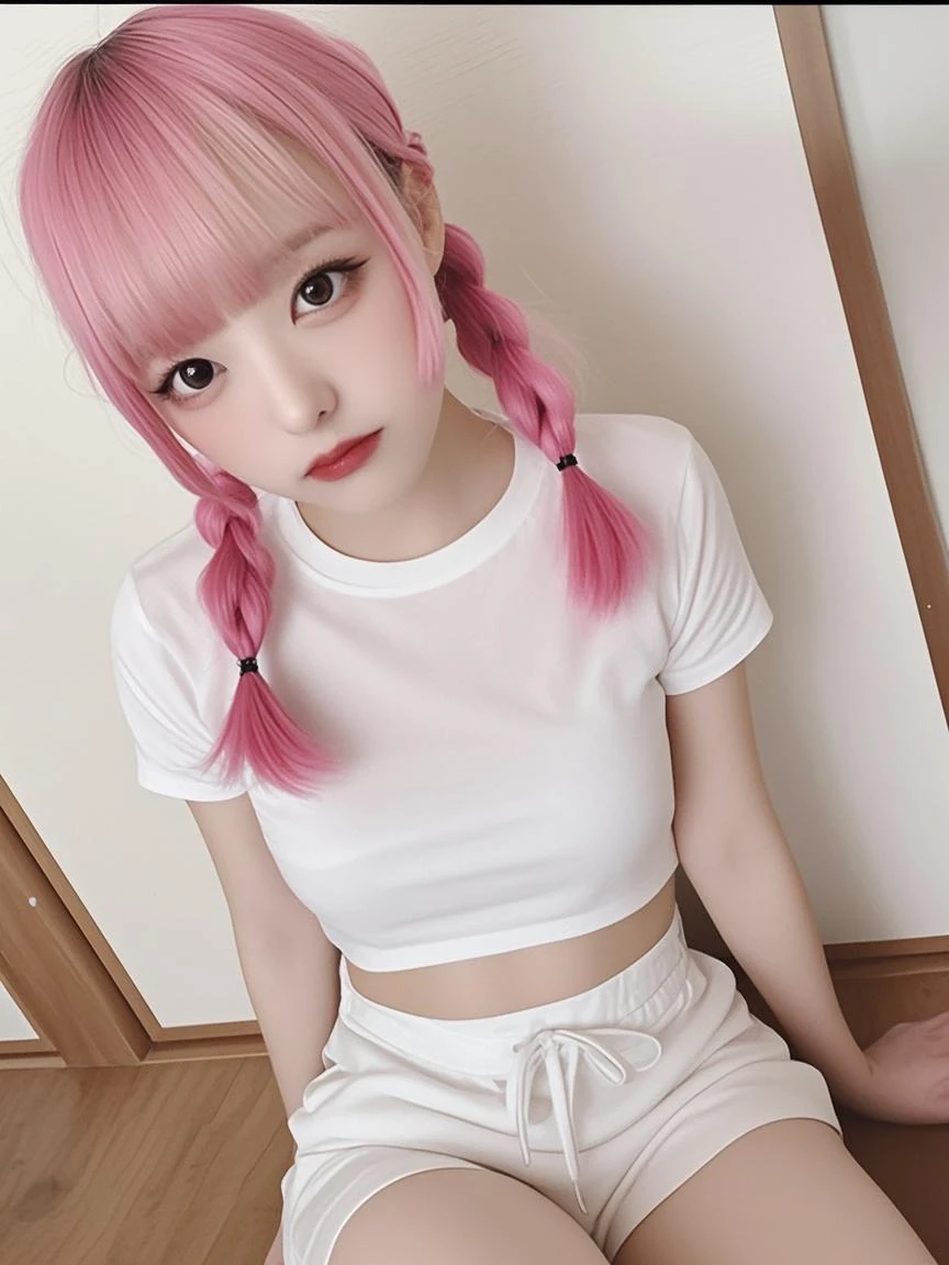 (8k,RAW photo,best quality,masterpiece:1.2),high detail RAW color photo, professional photograph, (realistic,photo realistic:1.37), ((best quality)),
looking at viewer, upper chest, cute pose,
glowing,
1 japanese girl, age 22, small breasts, (mid:long) (brown and pink and blue) hair, up twintails hair, black eyes, shine lips, wearing a T-shirt with a hoodie, open mouth,
in the university,
