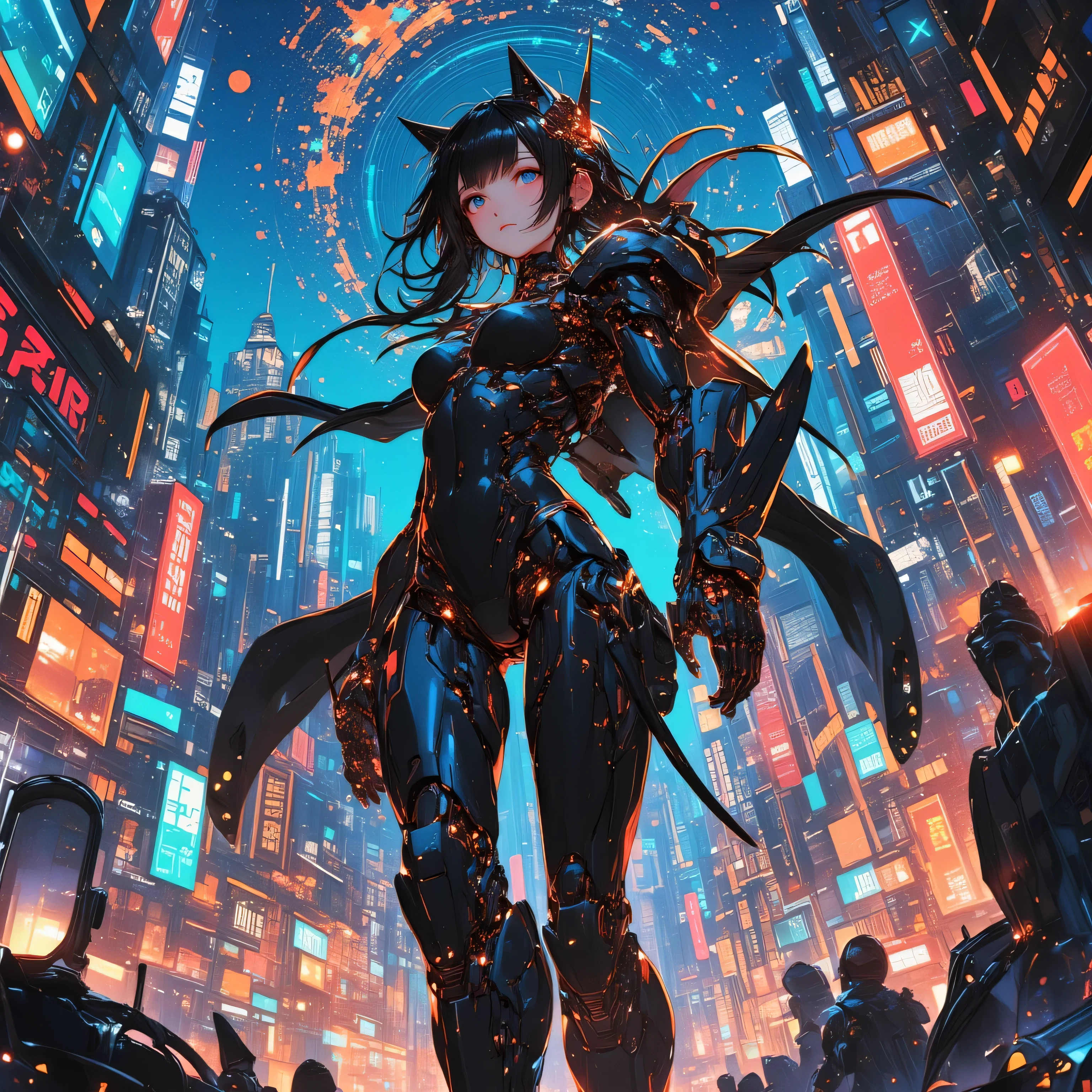 (1girl:1.3), mechanic woman, sci-fi suit, Full Body, Solo, __Body Parts__ Realistic Skin, Pale Skin, Big Boobs, Official Art, Unified 8K Wallpaper, Ultra Detailed, Beautiful and Aesthetic, Beautiful, Masterpiece, Best Quality, In Cyberpunk City, Fantastic Atmosphere, Calm Color Palette, Peaceful Mood, Soft Shadows, Nurse, Glamour, Huge Tits, City Ruins, Perfect Boobs, Perfect Face, Perfect Body, Night, Sexy Body