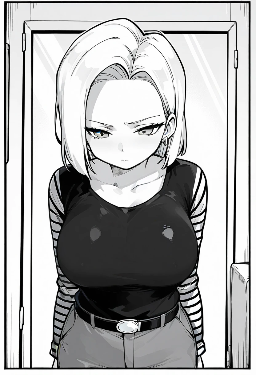 1 futanari and 1 girl, Android 18 and Bulma, slave mistress, dominatrix, Mature futanari and young woman having oral sex, futanari has huge breasts and huge erect penis, young woman with large breasts and wet vagina, Futanari holding girl under knees, spread legs, penis penetrating vagina from beneath girl, muscular futanari, huge breasts, sex scene, girl being penetrated by futanari, girl bouncing on futanari penis, girls face pinned on wall, booty up, penetrated from behind, girl's eyes closed with mouth open, futanari penetrating girl, excited face, sensual scene, NSFW, climax,