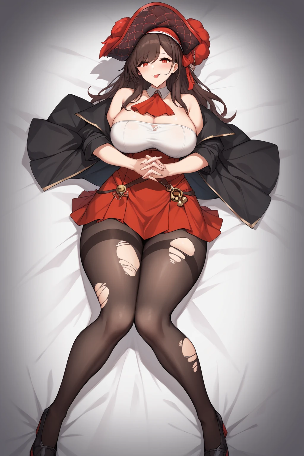 masterpiece, best quality,solo,(((Hakurei Reimu))),black hair,((blush)), ((tears)), ((shy)),((gag)),((((wedding_dress)))),((frilled socks)), ((((mary janes)))),((arms_behind_back)),((legs together)), ((bondage)),((shibari)),pregnancy,