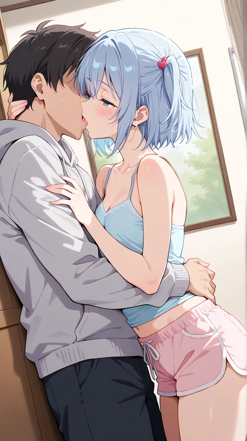 check_9, check_8_up, check_7_up, source_anime, 1 маленький Child мальчик, 1 woman, зрелая крупная woman, зрелая крупная большая woman огромные груди, huge ass, Mother and little son, Child, hug, sex, kiss, hand on head, on the knees,perfect face, woman, pubic hair, huge boobies, rough face,detailed face, armpit sample, armpits,legs spread,stripped, deitada em uma overnight stay, overnight stay, маленький Child мальчик вставляет эрегированный член в промежность женщины.