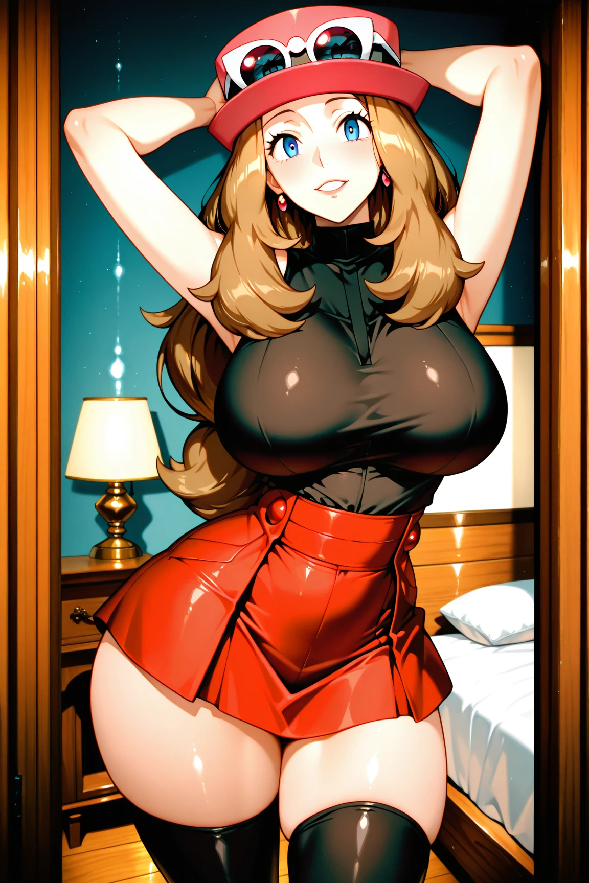 (8K, 超A high resolution, masterpiece of best quality, professional-grade detailed wallpaper, Ultimate very detailed everything, Realistic depiction、anime image, Professional Writing、shadings、Game CG),Perfect human body、A detailed face、A detailed eye、 Step Piece, of the highest quality, 16k UHD,
Sitting,40 years、Erotic、A MILF, ((Sexy Santa Claus))、Eromama、Lewd wife、(((Sexy Mom, Vulgar wife、makeup、Erotic Married Woman、aunt、Adulterous wife、Sweat、Oil,gleaming skin、realistic skin textures、Detailed beautiful skin、Shiny skin、shiny white skin))),large full breasts、cleavage of the breast、Sleep in bed、Open mouth、put out the tongue、涎、
lighting in a dark and cold room、christmas night、Solo, Cute, Warm smile, Blushing, embarrassed, itting open legs, ,  (Santa Claus costume and red sweater dress:1.4),