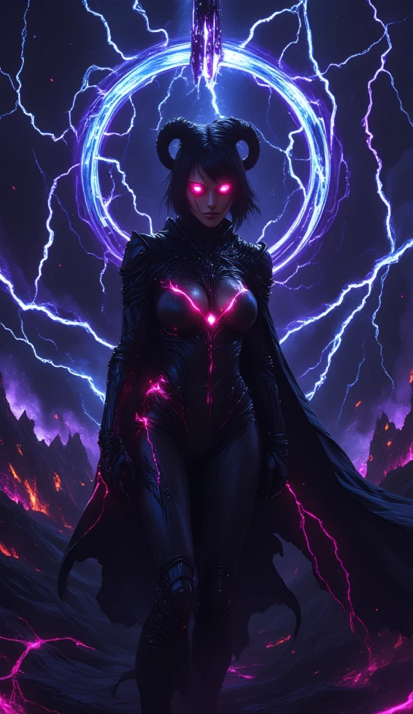 (Closeup: 1.2), Screaming Witch, (Giant Moon), (Cyberpunk Clear Clothes: 1.2), Glossy, Clear Clothes, Glowing Neon, Glowing Blue Eyes, Large Pupils, Bioluminescence, Open Mouth, Long Fangs, Long Sharp Fingers, Glowing Silhouette, Golden Highlights, Spider, Dripping Blood, Lightning, Surrealism, Octane Rendering