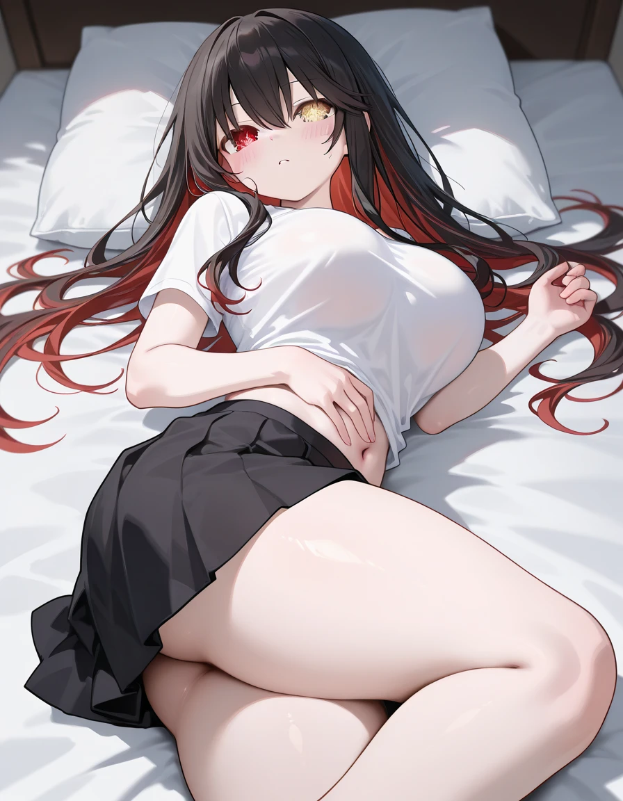 NSFW,Ellis Greyrat、Ahoge、Eye hair、Long Hair、(Red Eye:1.5)、Red hair、Side Lock,Cat ears headband,(Quality long dresses:1.3),See-through lingerie,(Small breasts:1.2),(Perfect hands),(Perfect Anatomy),(masterpiece),(highest quality),Embarrassed,blush,Aroused expression,Love Hotel at Night,bedroom,(orgasm:1.3),(Falling into Pleasure:1.5),Having sex,Creampie,Ahegao,Wide-eyed,Cross-eyed,Open your mouth,Sticking out tongue,(Squirting:1.3)