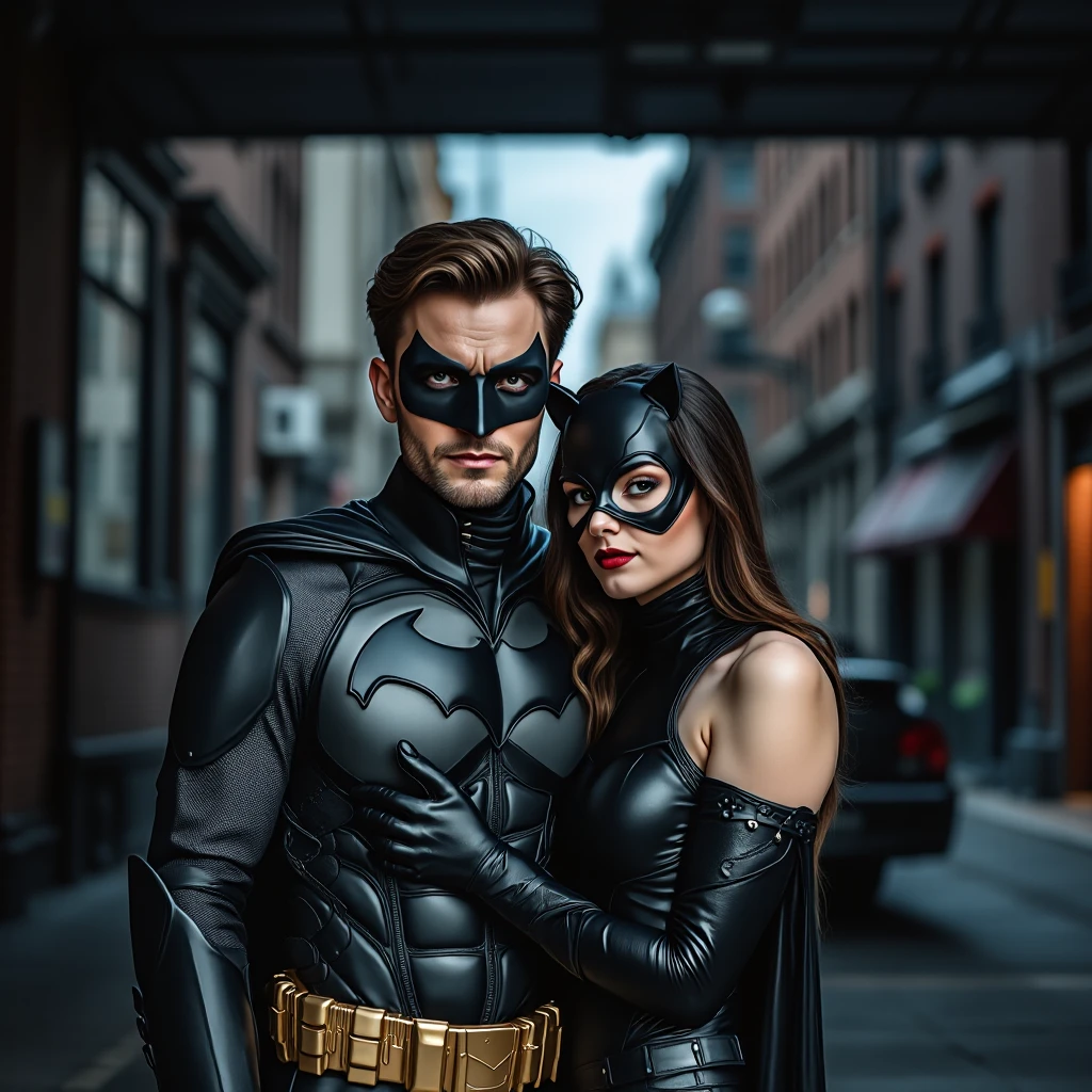 batman with girlfriend