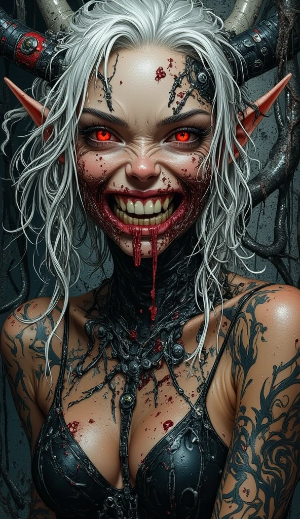 (8k wallpaper with extremely detailed CG unit, masterpiece, best quality, ultra-detailed), (best lighting, best shadow), (a perfect and symmetrical face of (((a zombie woman, decaying skin))), with eyes that reflect the beauty of the world), attractive, floating, high resolution, dynamic angle, dynamic pose, graveyard background, eerie and creepy night.
