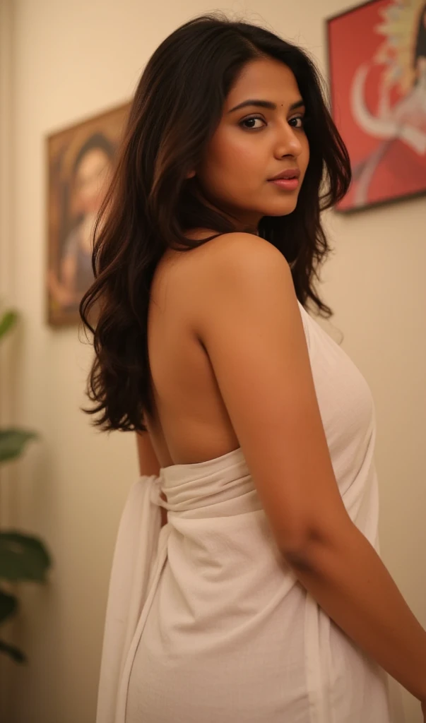 Nude ultrarealistic hires nude photo of a 30-year-old keerthy Suresh,topless,nipple show,pussy show,bathroom , kneeling in floor, spreading legs