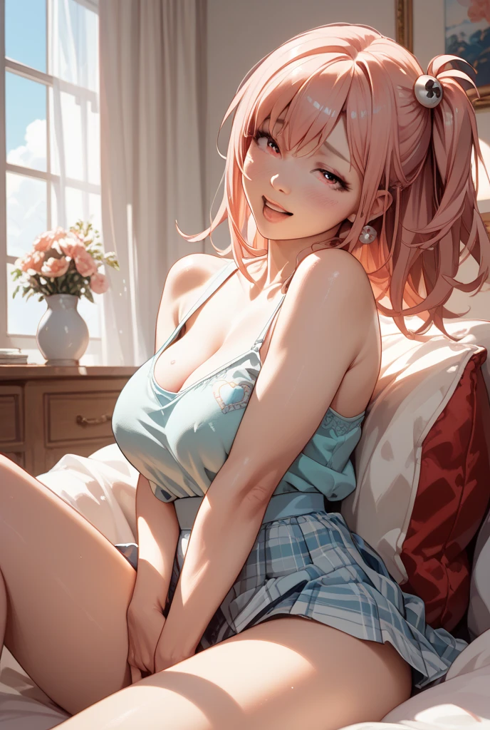Anime Waifu beautiful detailed eyes, beautiful detailed lips, extremely detailed eyes and face, longeyelashes, 1girl, sensual, young woman, medium breasts, beautiful feminine face, nice thighs, slim, sexy, erotic, beautiful clothes, perfect body, cinematic lighting and framing, (best quality,4k,8k,highres,masterpiece:1.2),ultra-detailed,digital painting,portrait,glamorous,highly detailed,soft lighting,warm color tones beautiful detailed eyes, beautiful detailed lips, extremely detailed eyes and face, longeyelashes, 1girl, cute anime girl, girl in hot yoga shorts, detailed face, detailed clothing, highly detailed, hyper realistic, masterpiece, 8k, realistic lighting, studio lighting, cinematic lighting, warm colors, vibrant colors, bright colors, soft lighting, golden hour, glowing skin, flawless skin