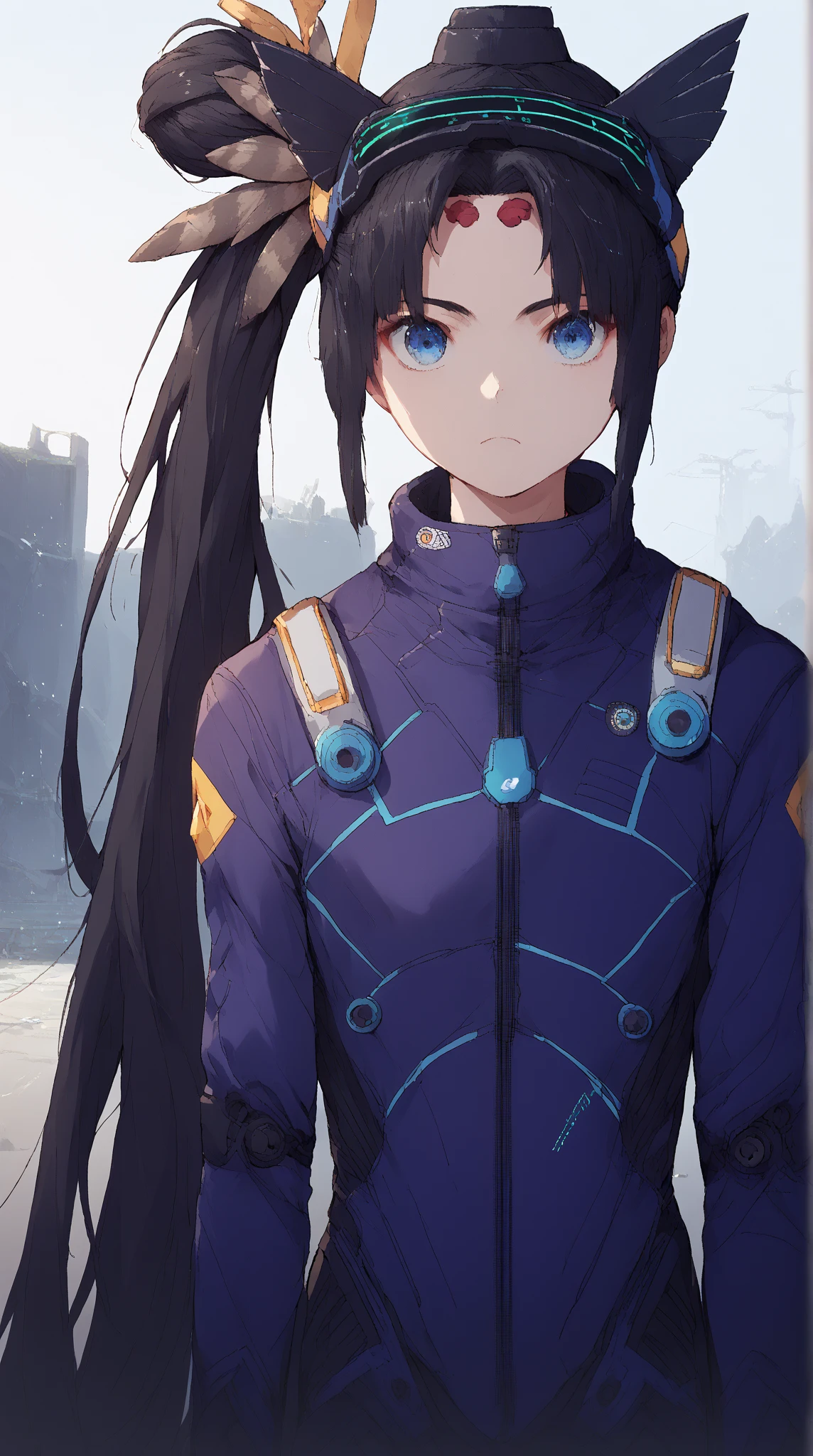 masterpiece,best quality,ultra detailed,by nablack,(1girl:1.2),female focus,slight smile,