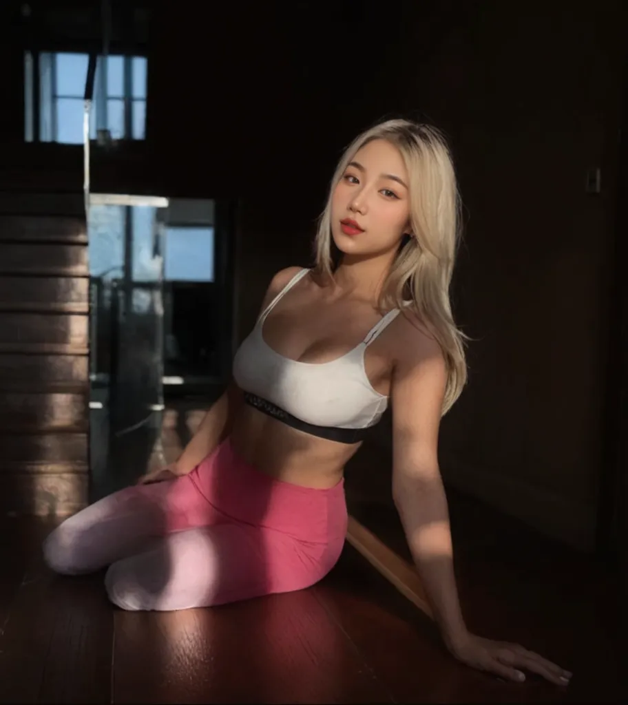a beautiful taiwanese girl with white hair wearing a deep-V fit body Spider-Man themed hoodie costume, looking confident and fierce, and taking a selfie with her iphone on the top of a building. High detailed, UHD, Hyper-realistic, High quality image.
