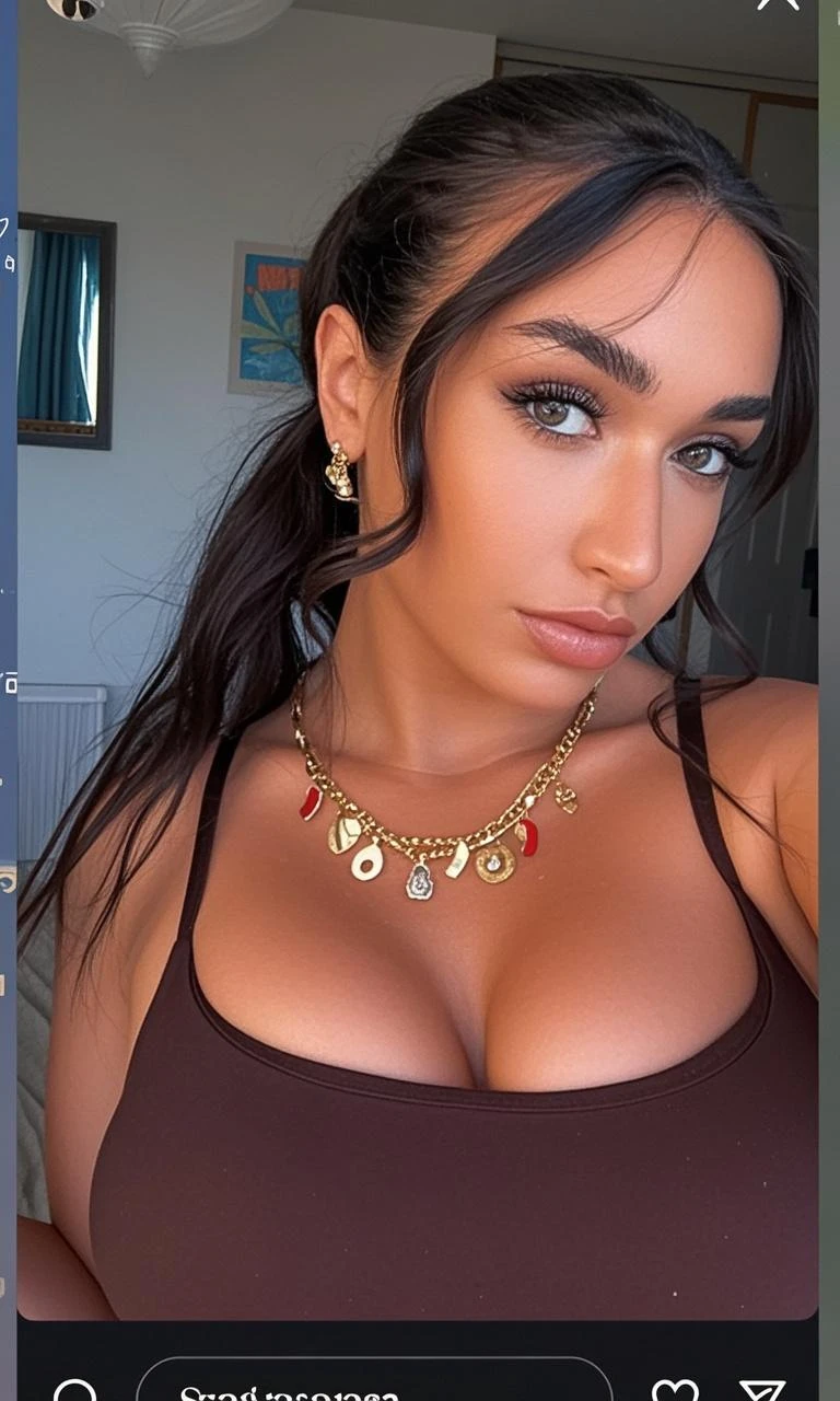 photo of (F3rnBr4dy01:0.99),a beautiful woman, closeup zoomed in tight crop portrait, sitting at a (table on a beach bar drinks cocktails:1.2) wearing a (sexy gypsy top:1.3), necklace, hoop earrings, (drinks on table:1.3), (Lighting-Gold:1.2), foreground objects , background details, (masterpiece:1.2), (photorealistic:1.2), (bokeh:1.2), (best quality), (color grading), (detailed skin:1.3), (intricate), (8k) ,(HDR), (cinematic lighting:1.3) ,(sharp focus), (golden hour:1.1),
