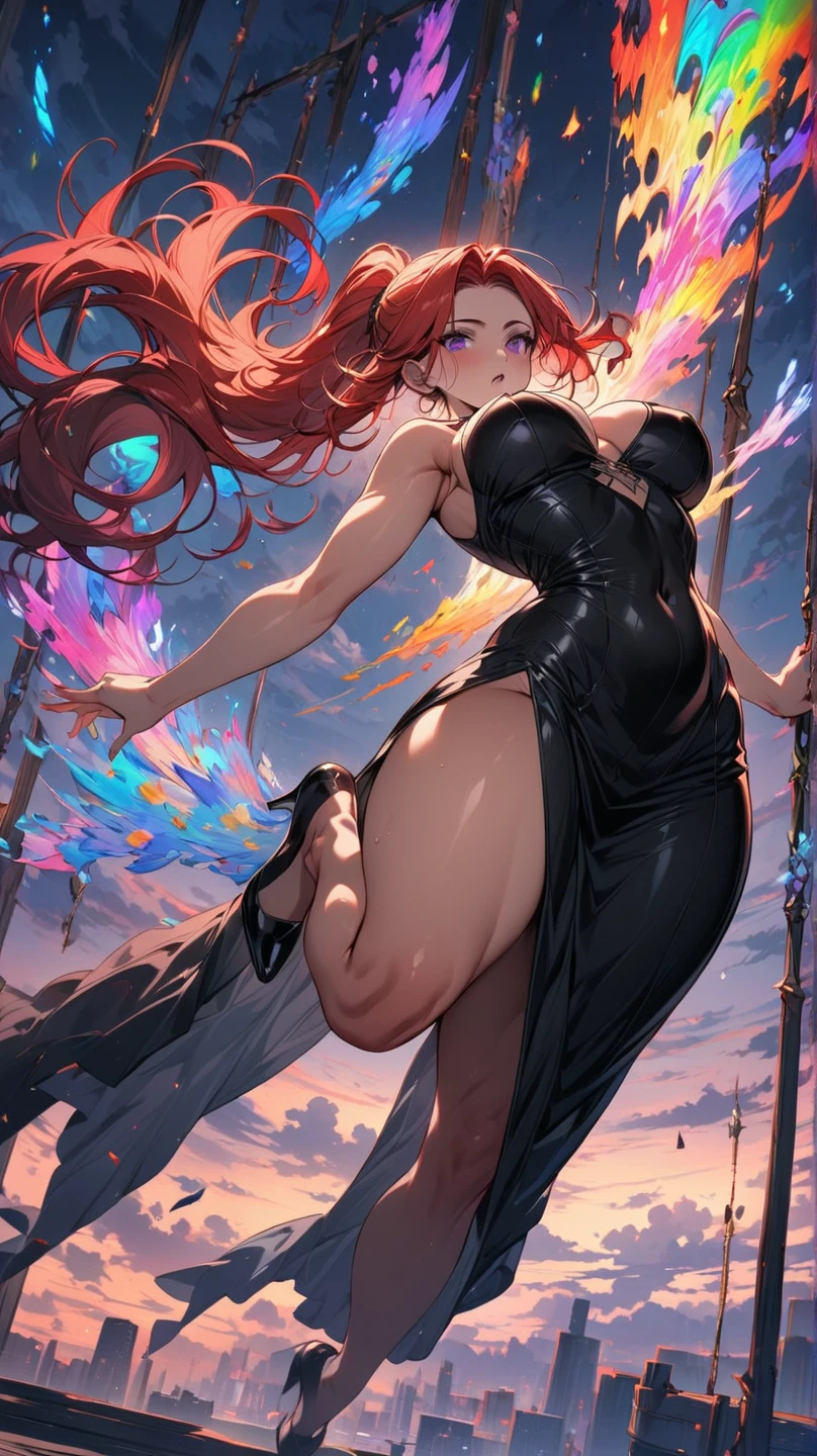 Houshou Marine, big  pubic hair nude masterpiece butt sticking out huge ass standing rear view anal