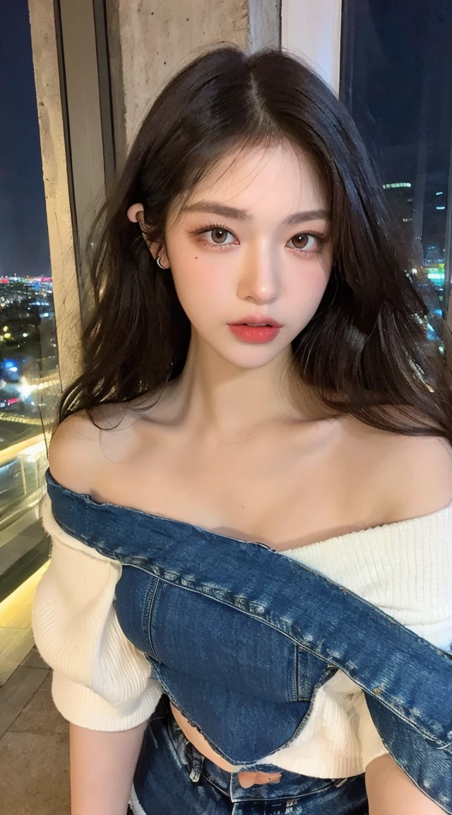 Beautiful handsome woman, ((top quality, 8k, masterpiece:1.3)), pretty woman, 1 woman, huge breasts:1.3, slender figure:1.1, elastic red long hair, (shower, wet body, wet clothes:1.1), very detailed face, detailed lips, detailed BLUE EYES, DETAILED BLUE eyes, double eyelids, Detailed blue eyes, red wet hair, red wet hair, red wet hair, huge earrings, middle sized breasts, Blue eyes, innocent stare at the viewer, wet red curly wavy hair, DETAILED BLUE EYES