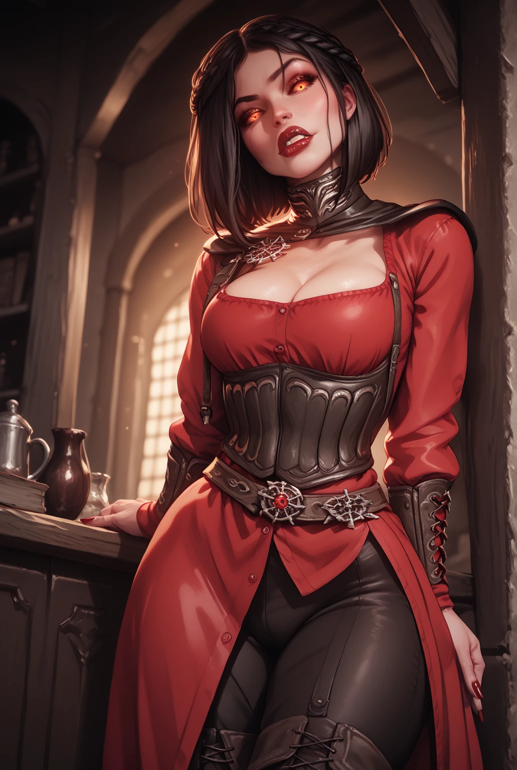 (((Brigitte Nielsen))), (((red suit))), (((back view))), (((perfect ass))), ((( soldier suit ))), (((Black short haircut))), (((Russian girl))), ((high collar)), (((red army suit))), (((best qualityer: 1.4))), (Unbeatable masterpiece), (hiper HD),(CG 8k hyper-realistic), (((brave face))), (((breasts big))), (((hyper feminine))), sexly girl, ((( sculptural body ))), (((1 Kizi))), Kizi cibernética de 25 anos com perfectbody,,Beautiful and well-groomed face,muscular body:1.2,solid color detailed jacket, (Head to thigh photos), Complex equipment, green dark,Long pants,Tight clothes are dark,With white stars and off-white stripes,,,,,Armor Metal Electronic Parts, Poison tattoos ) INFO, Kizi, (((standing alone))), pirralha violent, ((())), sexly, pose de atitude, work of art, post-apocalypse, (((manga style))), bounty hunter, violent, Manic, the way you want, slenderbody, thin but strong, perfectbody, roupa moderna, advanced technology, neon, sleeves with vertical striped pattern, neutral background, (( cowboy shot )). intricate visual