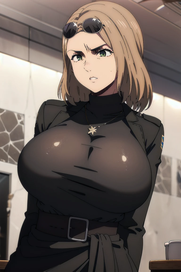 nobara (Jujutsu Kaisen) lora, huge breasts, detailed face, defined detailed eyes, high heat 16k nude