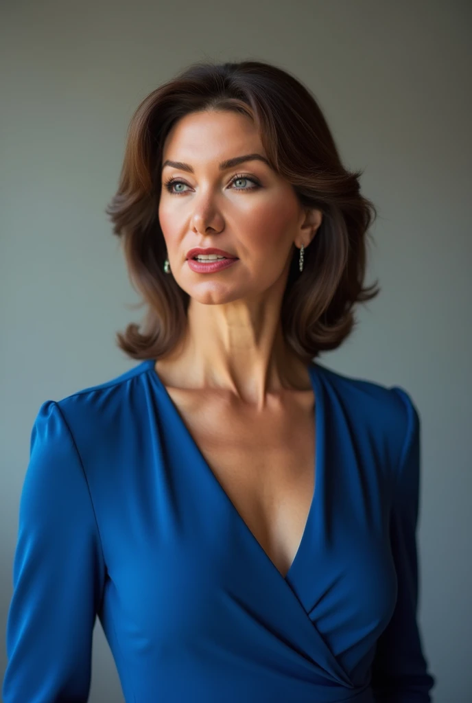 best quality, High resolution, Hires, skin definition, detailed skin, detailed eyes, detailed face, 4K, 日本人mature woman, ((solo)), (((50 years old))), (wrinkles at the corners of the eyes:1.7), (nasolabial folds:1.5), mature woman, sex appeal, sexy, fair skin, ((wavy long hair)), Looking at Viewer,(((my skin is old))), ((muscles are old)), (((Very large breasts:1.28))), ((loose breasts)), (flaccid butt), ((japanese model)), 4K, (photoReality:1.5), Reality, ticker, Beautiful, Bimbo, Perfect makeup, eye make up:1.9, small diamond necklace, earrings, {((nordic pattern sweater))}, smile, Public place,full body photo,