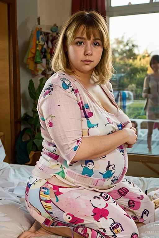 She drank semen until her belly grew 100 times bigger.