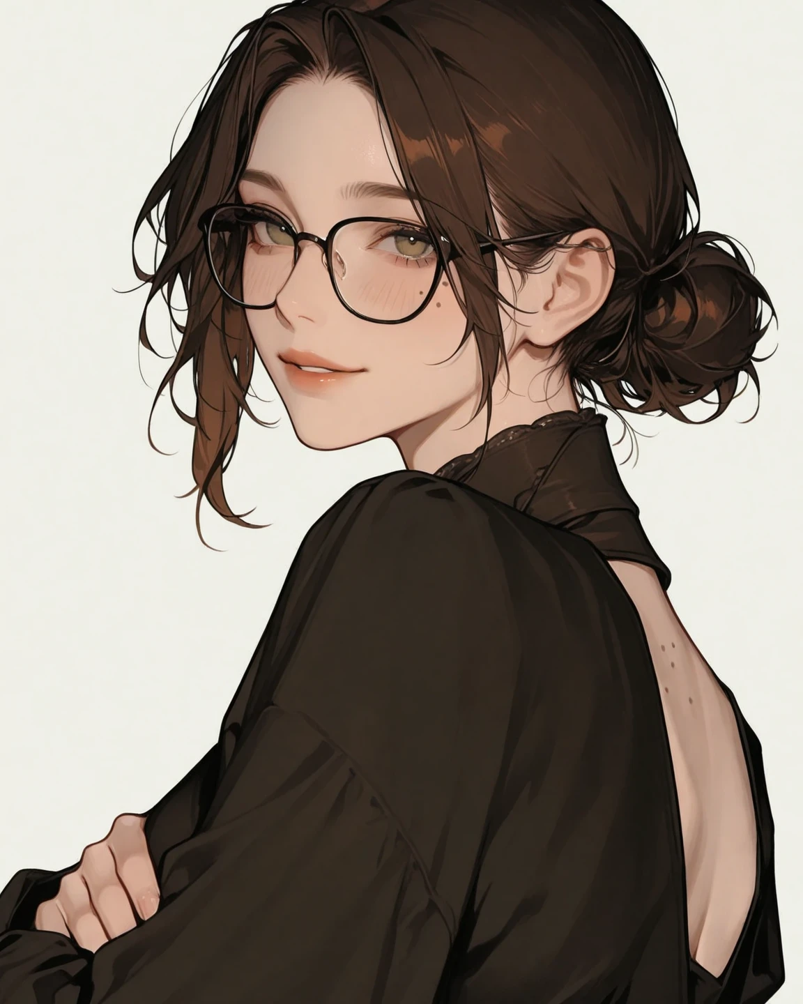  jack-o' challenge, from behind,, masterpiece, best quality, absurdres, highres, 4k, ray tracing, intricate details, highly detailed, (1girl:perfect face, cute, small breasts, long ginger hair, petite, twintails, glasses, freckles，shiny leggings)